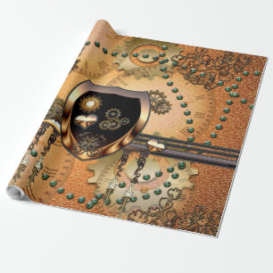Papier Cadeau Beau steampunk