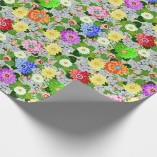Papier Cadeau Beauté du jardin floral