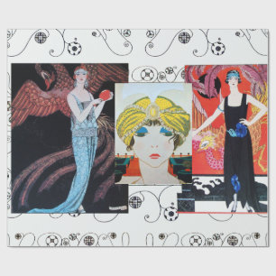 PAPIER CADEAU BEAUTÉ ET PHOENIX, DESIGNER MODE COMPOSÉ ARTISTE