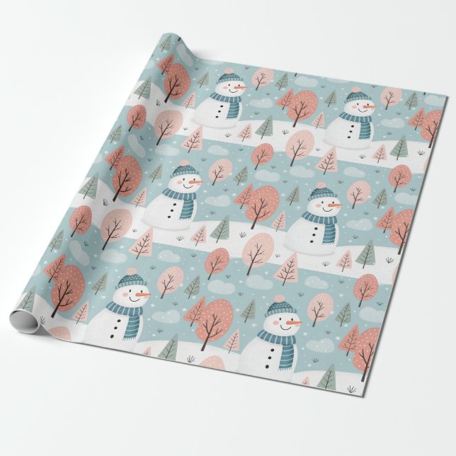 Papier Cadeau Beautiful Christmas (Déroulé)