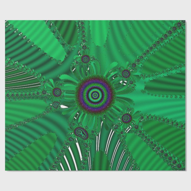 Papier Cadeau Beautiful Floral Pattern  (Plat)