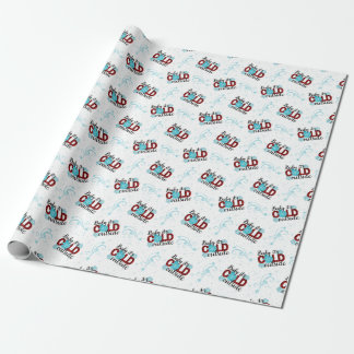 Papier Cadeau Bébé c'est froid papier d'emballage extérieur