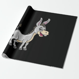 Papier Cadeau Bébé mignon âne | Cadeaux d'amoureux d'animaux mig
