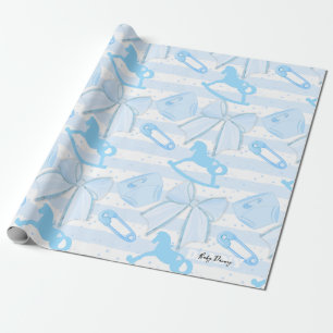 Papier Cadeau Bébé mignon Motif garçon