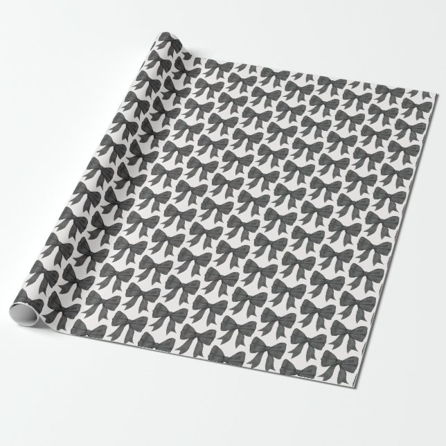 Papier Cadeau Bébé noir ou Fête des mariées, fête d'anniversaire (Déroulé)