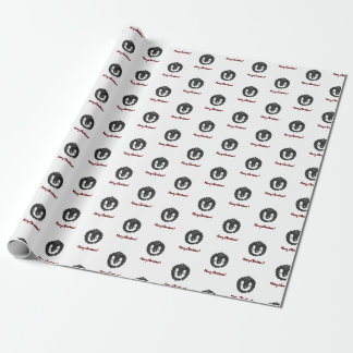 Papier Cadeau Bébé Penguin Joyeux papier enveloppant Noël