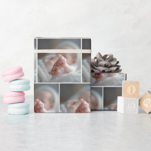 Papier Cadeau Bébé tenant une main adulte