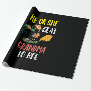 Papier Cadeau Beekeeper Art Grand Grand Grand-Mère À Être 2