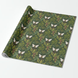 Papier Cadeau Bees and Foliage Wrapping Paper