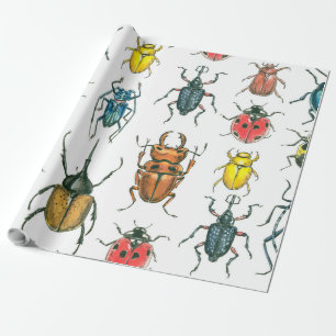 Papier Cadeau Beetles