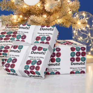 Papier Cadeau Beignets Remplissant Mes Espaces Vides Avec Des Be