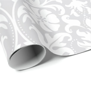Papier Cadeau Belle conception blanche florale de mariage