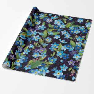 Papier Cadeau Belle élégance oubliez moi pas sans couture motif