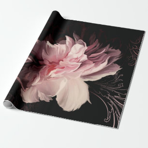 Papier Cadeau Belle fleur de pivoine