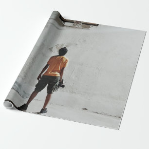 Papier Cadeau Belle photographie de basket-ball