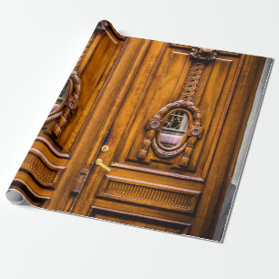 PAPIER CADEAU BELLE PORTE VINTAGE
