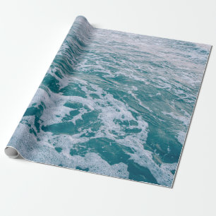 Papier Cadeau Belle vague de marbre de mer texturehipster, backg