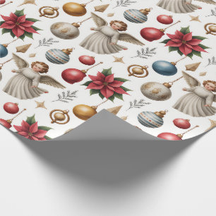 Papier Cadeau Belles décorations de Noël victoriennes