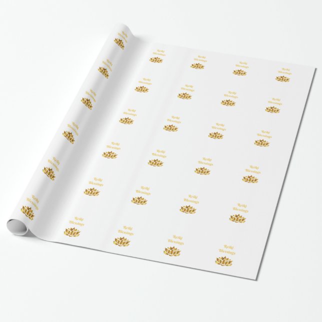 Papier Cadeau Bénédiction de Reiki (Déroulé)