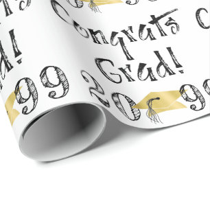 Papier Cadeau BÉNÉFICIAIRE Motif GRAD