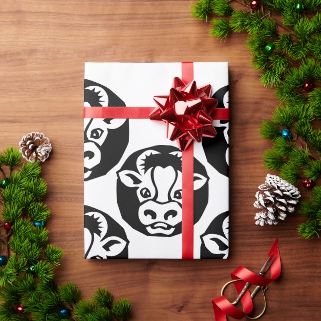 Papier Cadeau Bétail (Cadeau de vacances)
