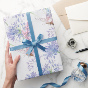 Papier Cadeau Beurre délicat doux Jardin Fleur Floral Art