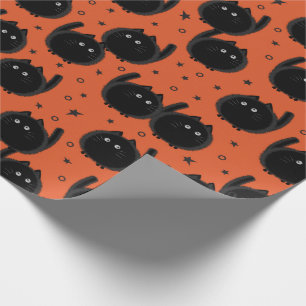 Papier Cadeau Bewitch-Halloween Orange