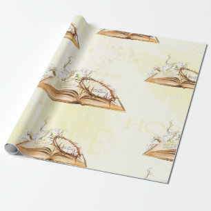 Papier Cadeau Bible de l'aquarelle religieuse