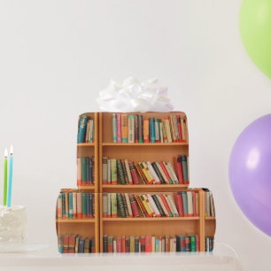 Papier Cadeau Bibliothèque Livres Librairie Vêtements de livres