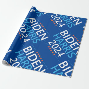 Papier Cadeau Biden Harris 2024 aux élections présidentielles 