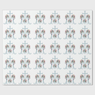 Papier Cadeau Bienheureuse Vierge Marie Religieuse Marian Cross