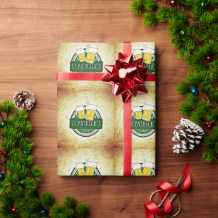 Papier Cadeau Bières de la Saint-Patrick