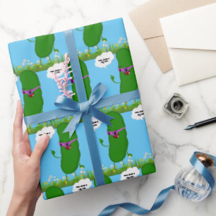 Papier Cadeau Big Dill Pickle Anniversaire Humour