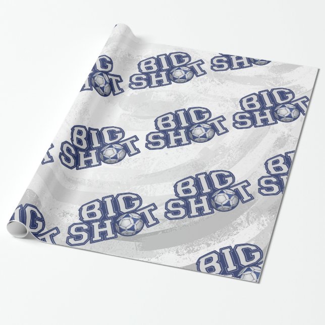 Papier Cadeau Big Shot Soccerball (Déroulé)
