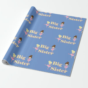 Papier Cadeau Big Soeur Ballerina