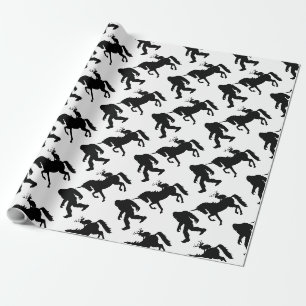 Papier Cadeau Bigfoot, Licorne, Jackalope