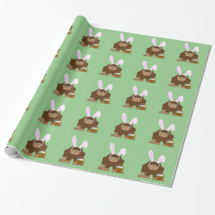 Papier Cadeau Bigfoot Pâques mignon