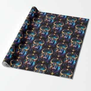 Papier Cadeau Bijoux Galaxie Zodiac Taurus