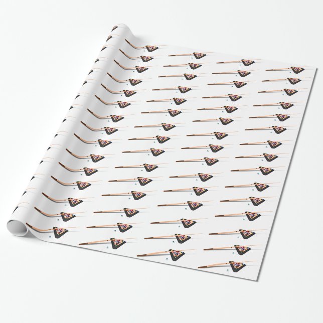 Papier Cadeau Billards (Déroulé)