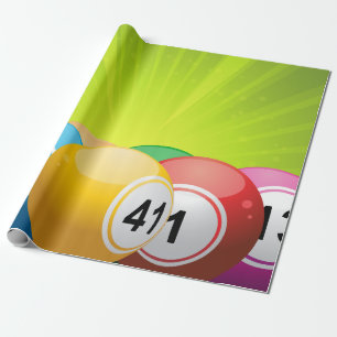 Papier Cadeau Bingo Balls