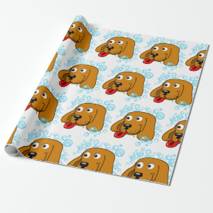 Papier Cadeau Bizarre de chiots
