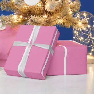Papier Cadeau Black Pink Stripes Mariage Fêtes Noël mignonne