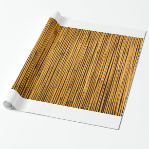 Papier Cadeau Blanc tropical d'île d'arrière - plan en bambou