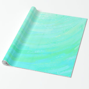 Papier Cadeau Bleu à la menthe