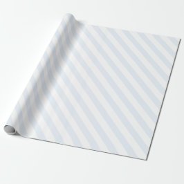 Papier Cadeau Bleu clair et blanc Vacances élégantes