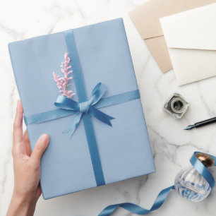 Papier Cadeau Bleu clair texturé