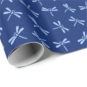 Papier Cadeau Bleu japonais de motif, de cobalt et de ciel de