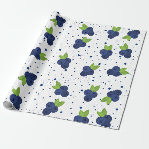 Papier Cadeau Bleu minimaliste simple sur un Arrière - plan blan