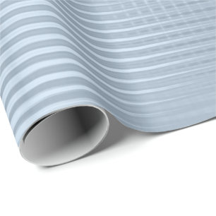 Papier Cadeau Bleu Pastel Grillades métalliques Grillades Minima