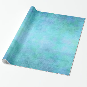 Papier Cadeau Bleu, pourpre turquoises, Aqua, et aquarelle